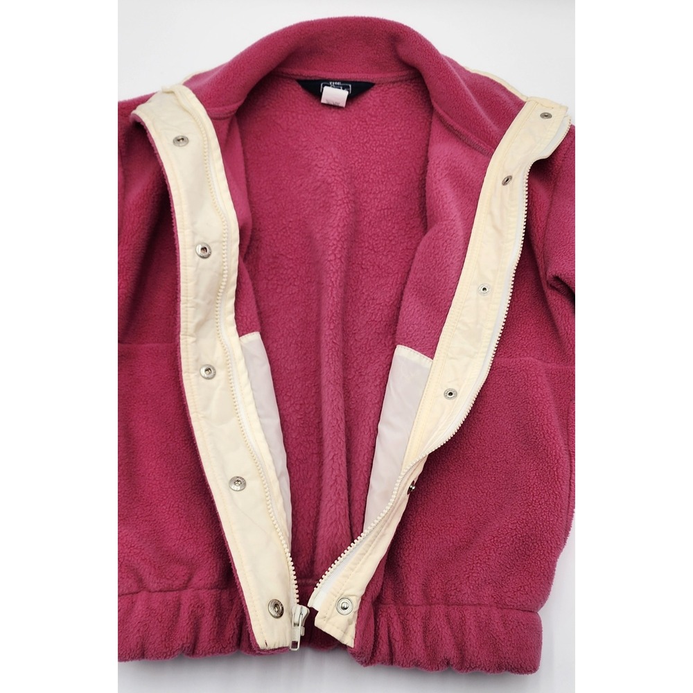Vintage Woolrich Fleece Jacket Small Pink Made in USA Full Snap Front 90s Retro - Picture 10 of 14